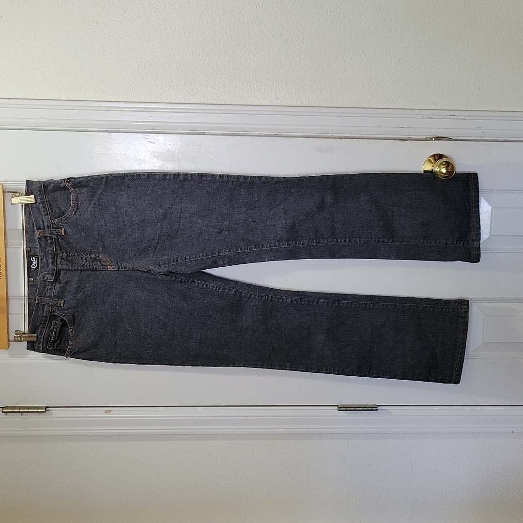 Washed Never Worn D&C Dolce & Gabbana Gray Jeans Italian 31 Waist 30" Inseam 28"